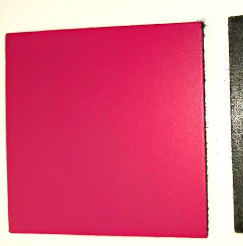 Leather Squares - 60mm x 60mm - Various Colours (Magenta, 1)